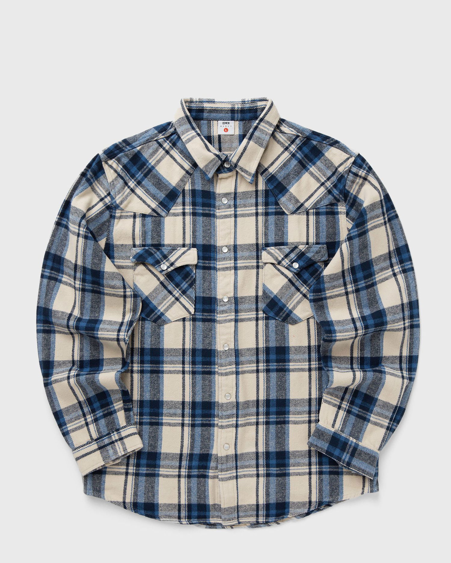 Skjorta EDWIN Western Flannel Plaid Long Sleeve Shirt Flerfärgad | I035871-1WN67, 0