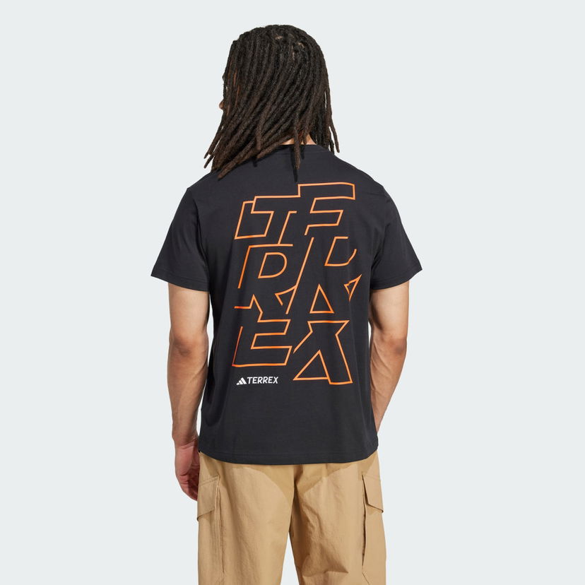 T-shirt adidas Performance Terrex Signature Graphic Tee Svart | JM6401