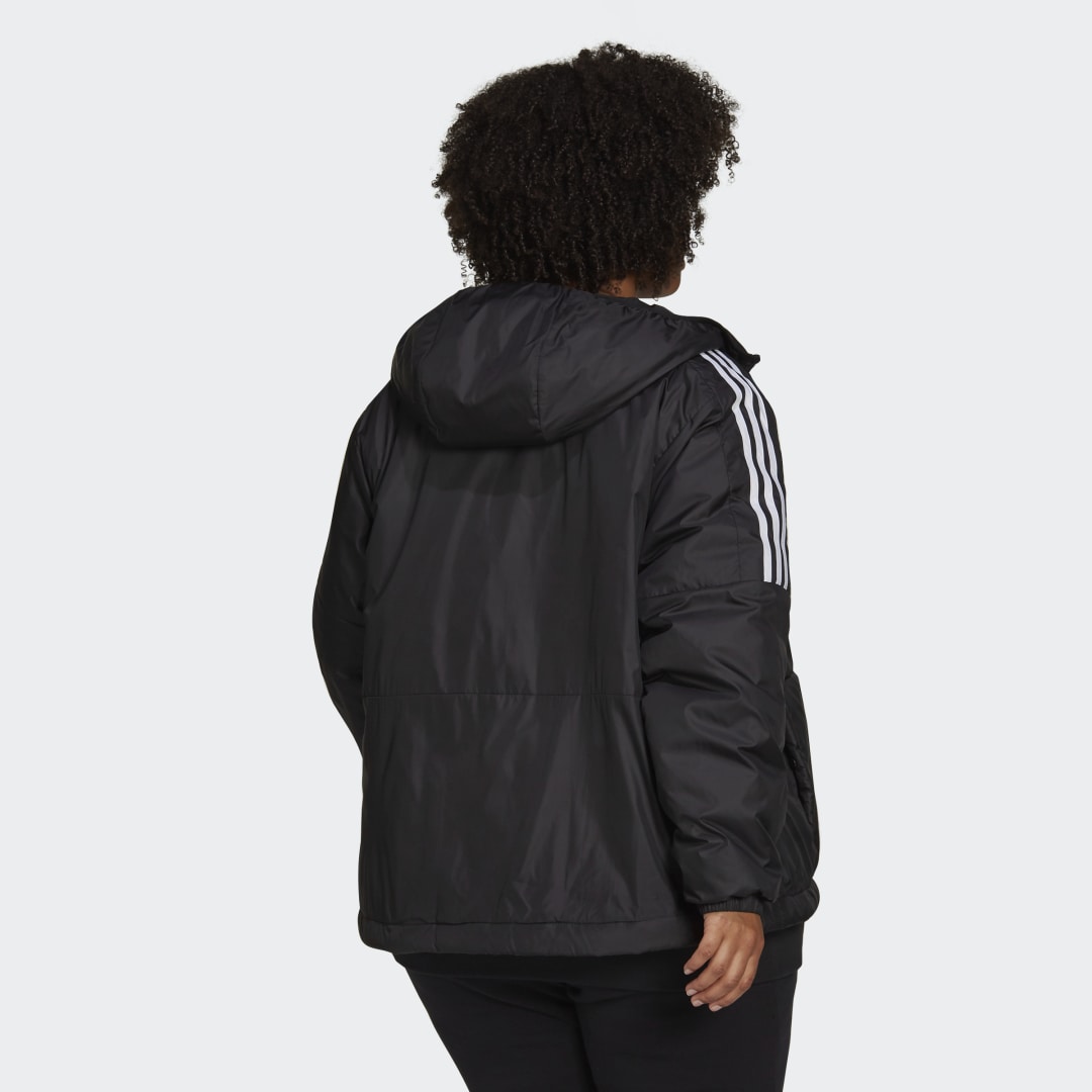 Jacka adidas Originals Essentials Insulated Hooded Jacket (plus size) Svart | GT9135, 1