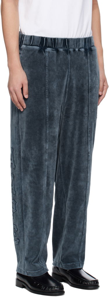 Träningsbyxor AAPE by A Bathing Ape AAPE by A Bathing Ape Injection Velour Sweatpants Blå | AAPPTMC623XXNNYL, 1