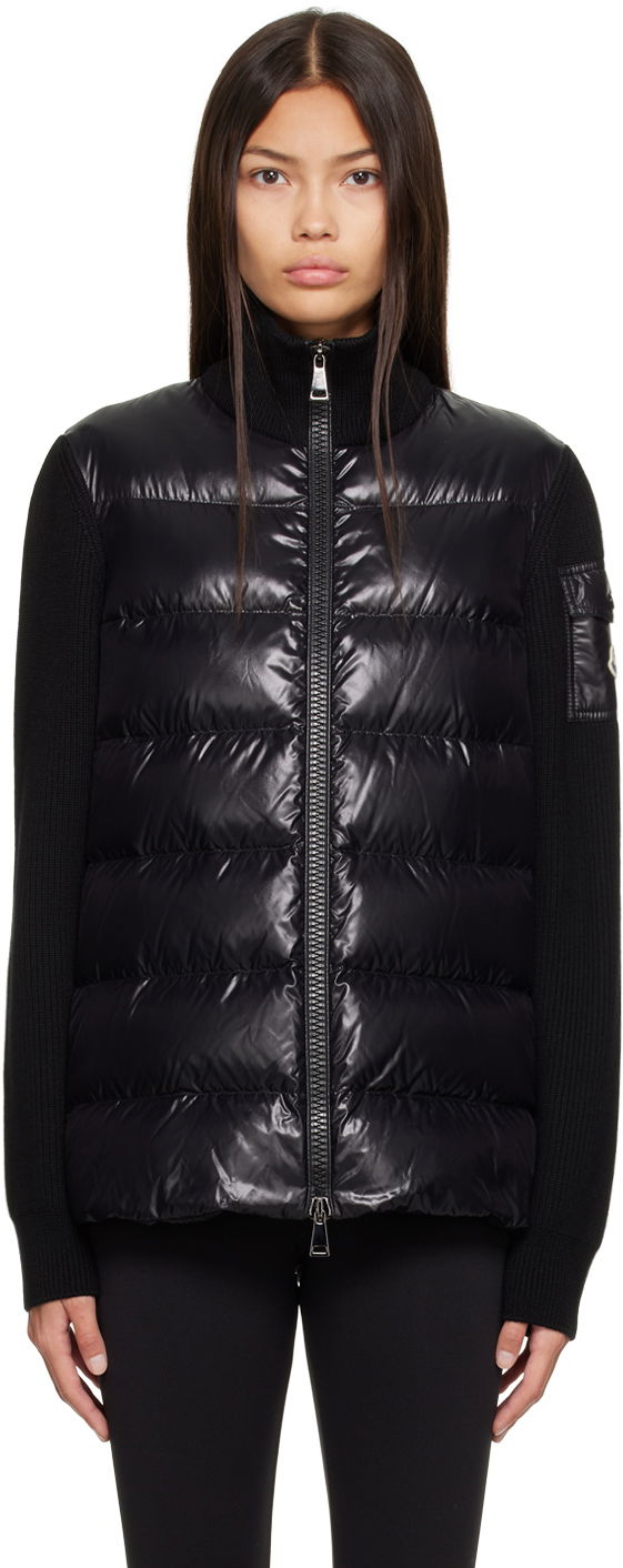 Pufferjacka Moncler Quilted Down Svart | H20939B00026M1131