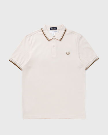 Polotröja Comme des Garçons Fred Perry Knit T-Shirt Beige | FO-T501-S25-3, 1