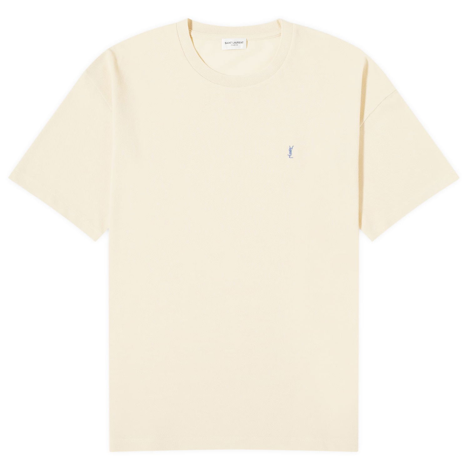 T-shirt Saint Laurent Pique Logo Rosa | 781566Y37HC-7265, 0