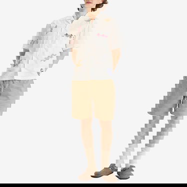 Skjorta Universal Works Embroidered Minari Vacation Shirt, Size Large Vit | P32066-ECR, 4