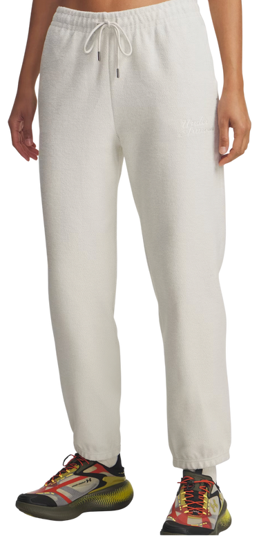 Träningsbyxor Under Armour Icon Terry Varsity Jogger Beige | 6004858-110, 0