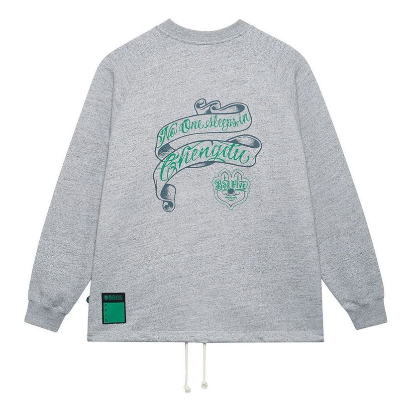 T-shirt Li-Ning Vintage Graphic Printed Pullover Grå | AWDSJ07-3