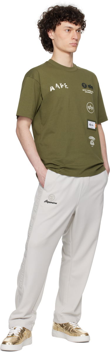 T-shirt AAPE by A Bathing Ape AAPE by A Bathing Ape Alpha Industries Edition 'Universe' T-Shirt Grön | AAPTEM9712XXNKHD, 3