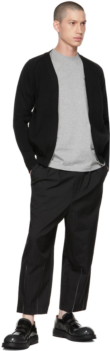 Sweater Comme des Garçons Homme Deux Lochaven of Scotland Zip Cardigan Svart | DH-N504-051, 3