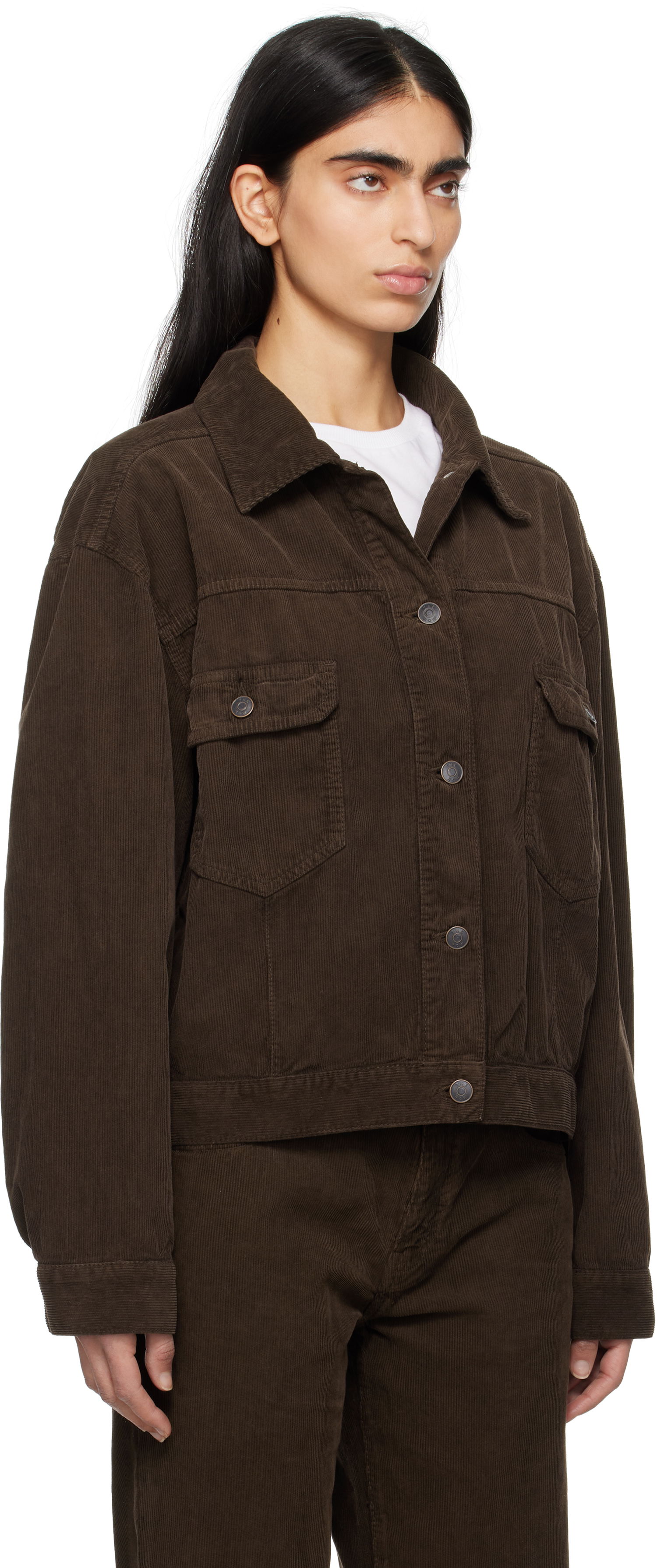Jacka The Row The Row Ness Corduroy Jacket Brun | 7552-W3724, 1