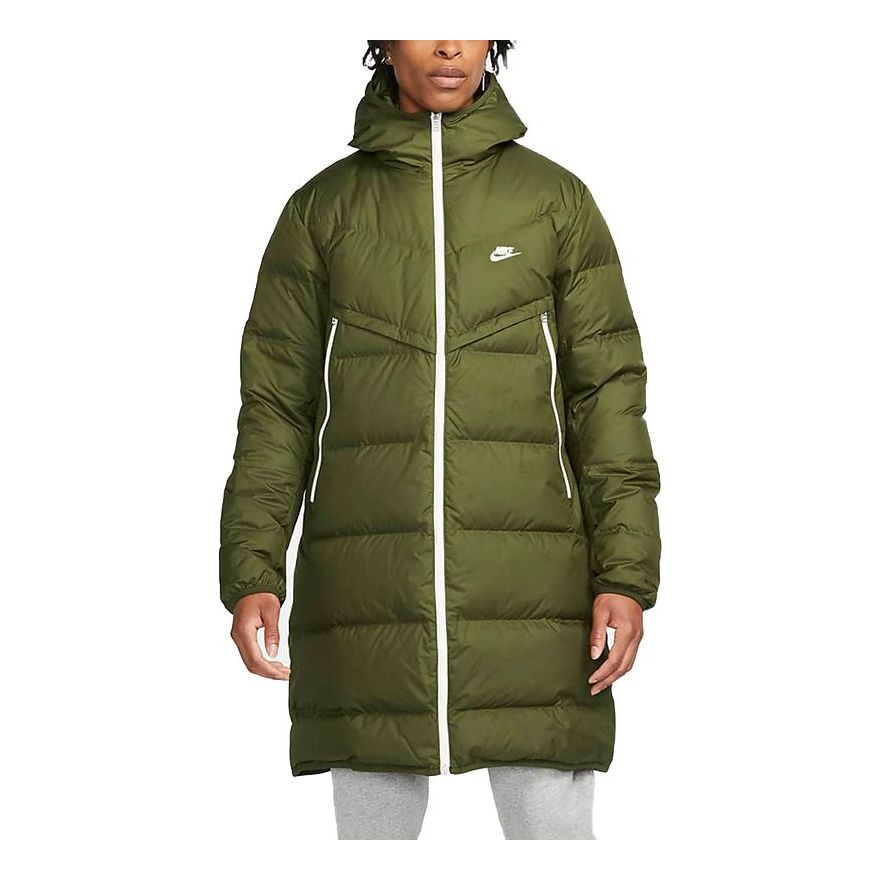 Parkas Nike Sports Hooded Down Coat Grön | DD6789-326, 0