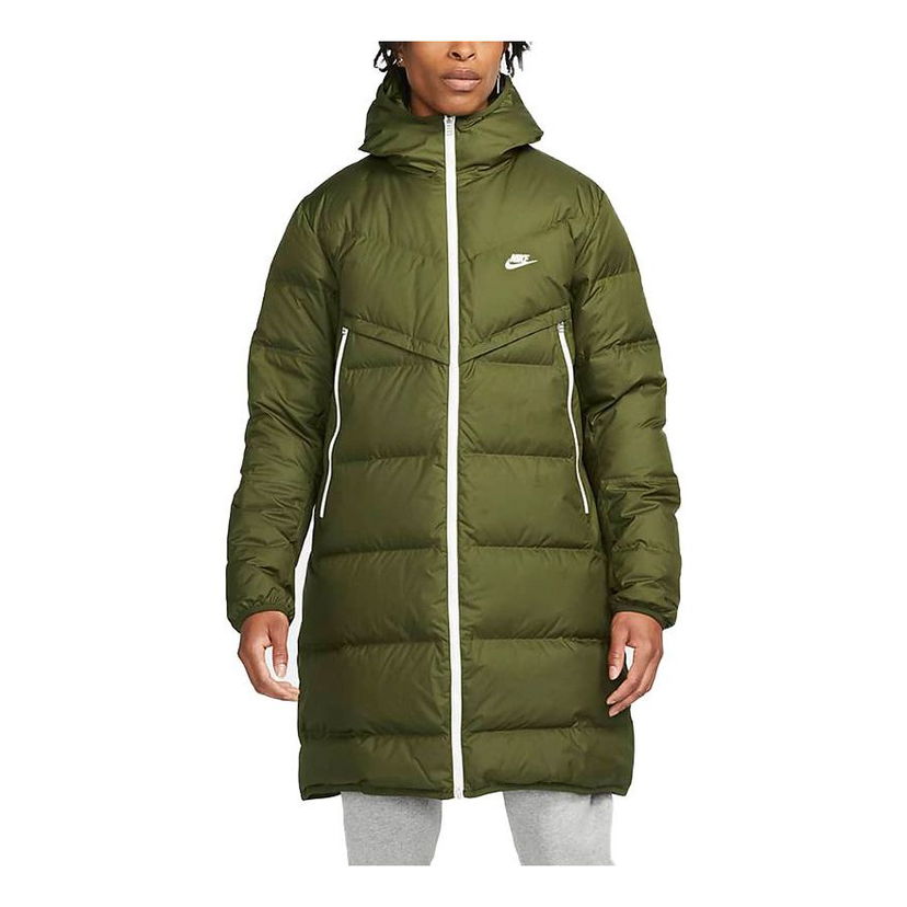 Parkas Nike Sports Hooded Down Coat Grön | DD6789-326