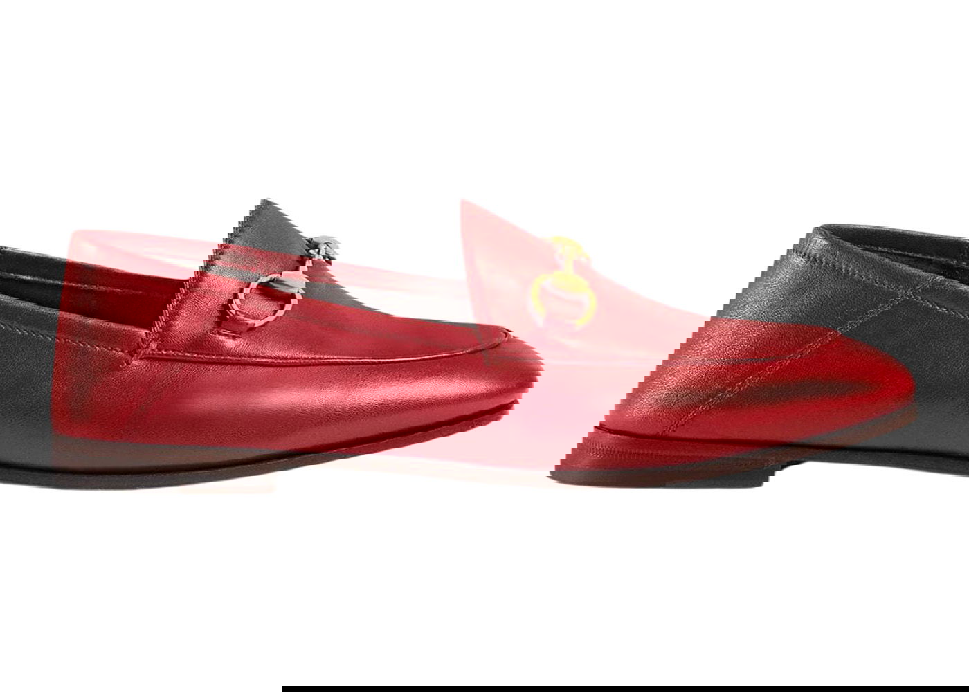 Sneakers och skor Gucci Horsebit Slip On Loafer 'Red' Leather Röd | _414998 DLC00, 0