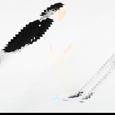 Sweater Comme des Garçons PLAY Knit Pullover Svart | AZN048 Black, 0