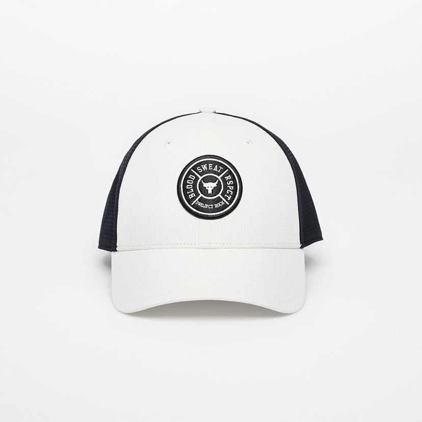 Keps Under Armour Project Rock Trucker Cap Vit | 1369815-114
