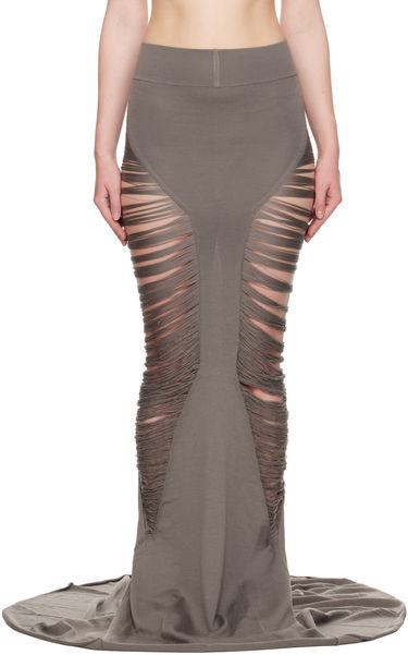 Kjol Rick Owens Rick Owens Hollywood Tanja Maxi Skirt Grå | RO01E7632 KGRIDM, 0