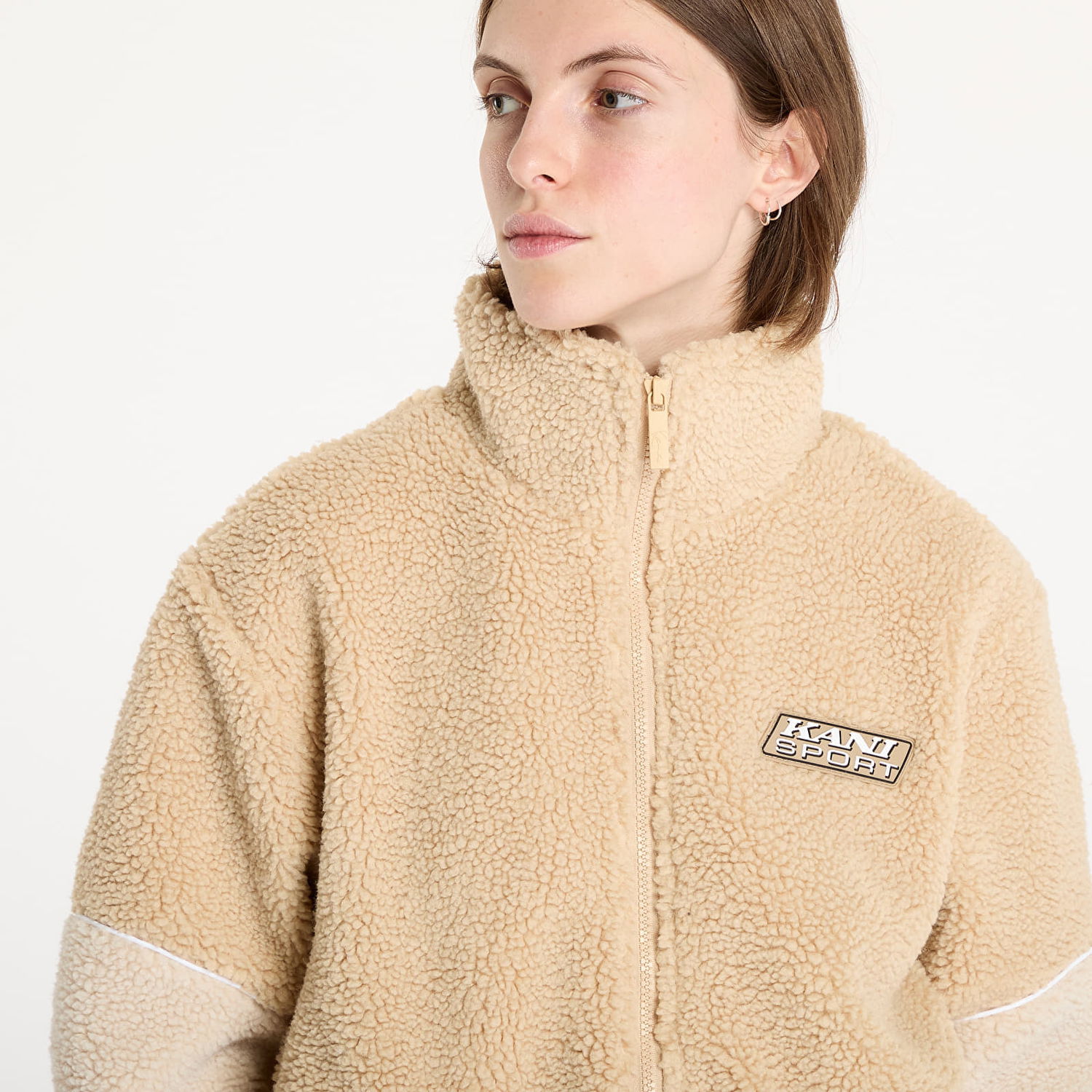 Jacka Karl Kani Sport Patch Teddy Block Beige | 61760014, 1