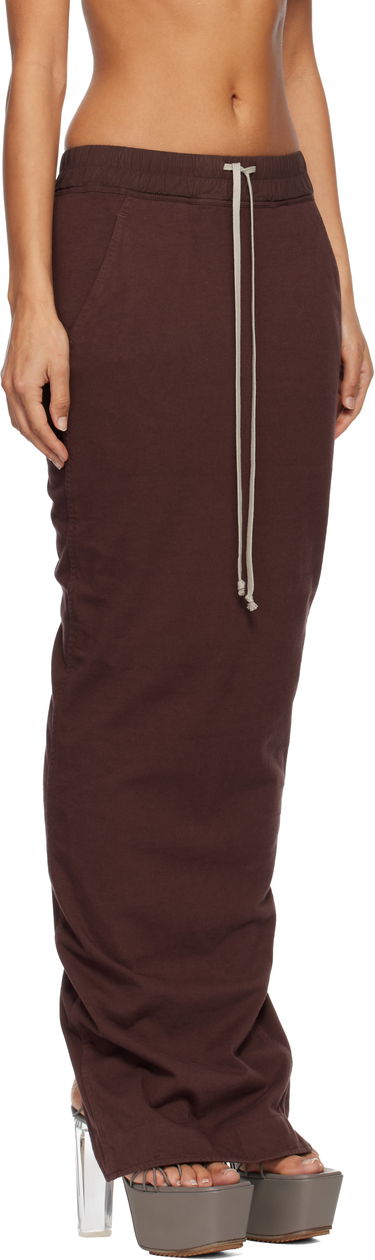 Kjol Rick Owens Concordians Pull On Pillar Maxi Skirt Brun | DS02E7332 RIG, 1