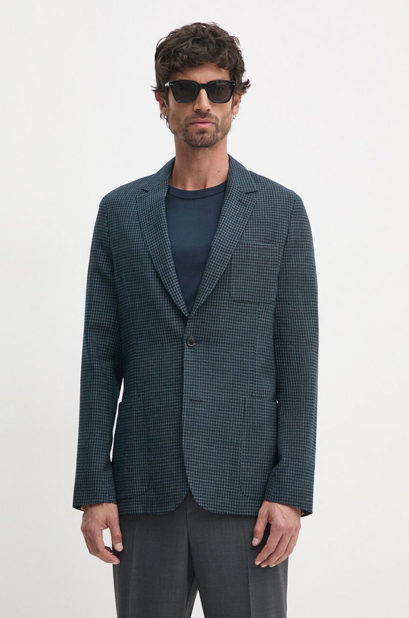 Jacka Paul Smith Paul Smith Wool Blazer Blå | M1R.2321.N01812