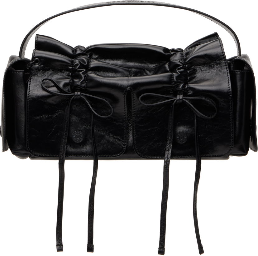 Handväska Acne Studios Acne Studios Multipocket Leather Shoulder Bag Svart | A10432-