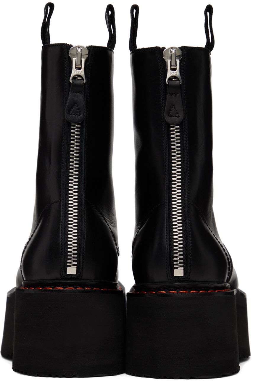 Kläder R13 R13 Double Stack Platform Boots Svart | R13WS026-S001A, 1