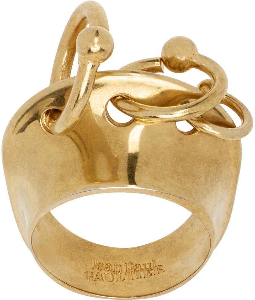 Ringa Jean Paul Gaultier Jean Paul Gaultier Multiple Loops Ring Metallisk | 24/25-U-BA012-X053-92