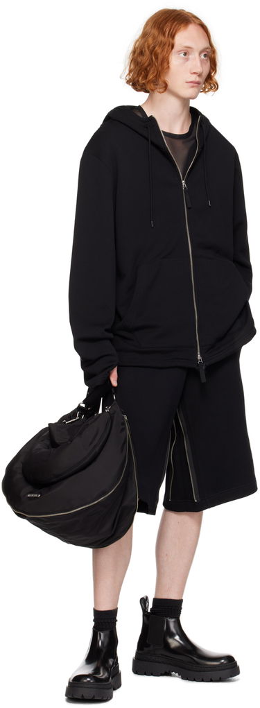 Sweatshirt Helmut Lang Helmut Lang Zip-Up Hoodie Svart | O01HM505, 3