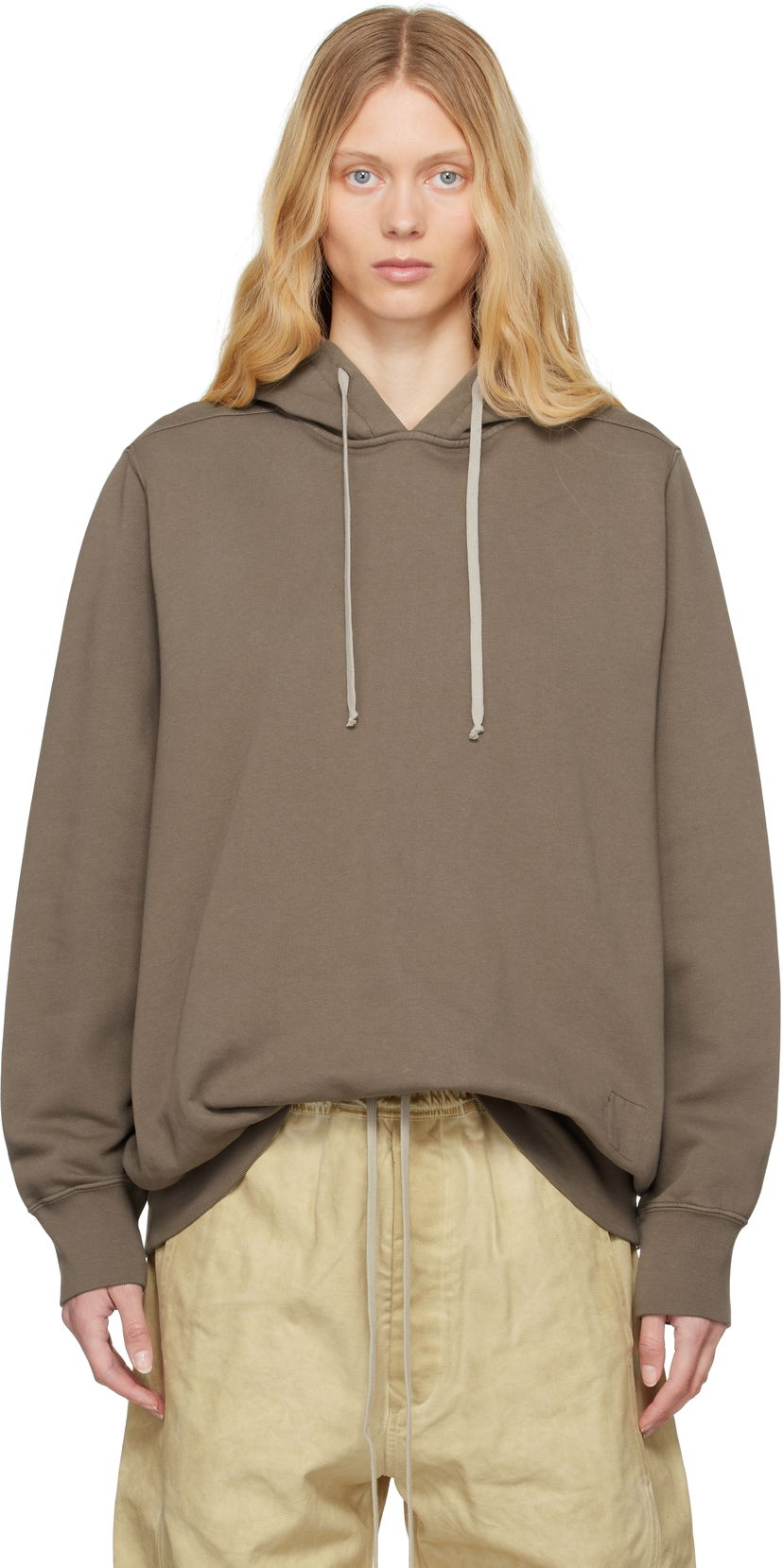 Sweatshirt Rick Owens Rick Owens DRKSHDW Hollywood Oversized Hoodie Brun | DS01E3241 FP