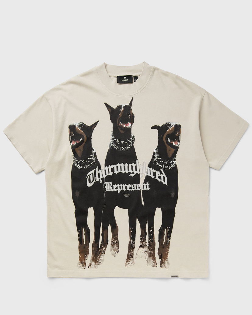 T-shirt Represent Clo Represent THOROUGHBRED TEE Beige | MLM41135-002