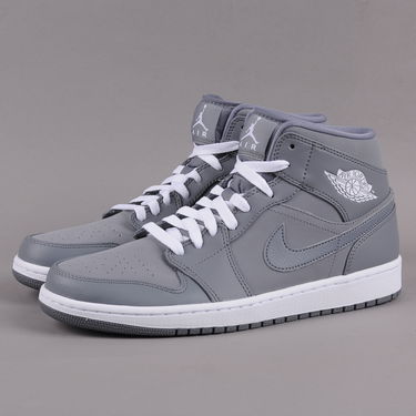 Sneakers och skor Jordan Air Jordan 1 Retro Mid ''Cool Grey'' Grå | 554724-014, 1