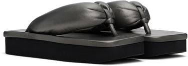 Skovård Rick Owens Rick Owens Hollywood Lambskin Flip-Flops Grå | RP01E7811 LLPM, 3