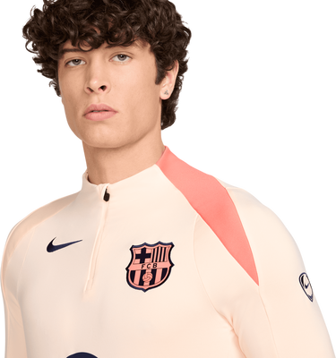 T-shirt Nike FC Barcelona Dri-FIT Strike Soccer Knit Drill Top Beige | hm3350-808, 2
