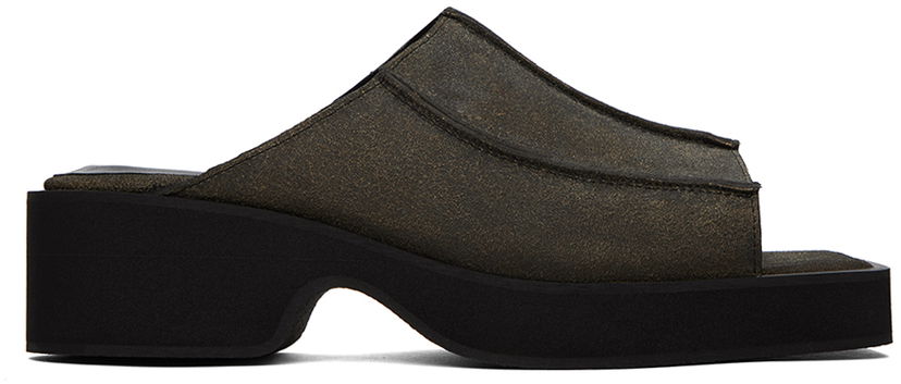 Tillbehör Eckhaus Latta Eckhaus Latta Frame Platform Sandals Svart | FEKLMFRSL07106