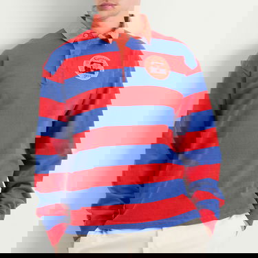 Skjorta Bode Bode Clubhouse Rugby Shirt, Size Large Röd | MRF25CS004, 5