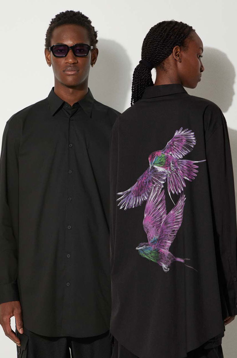Skjorta Y-3 Relaxed Graphic Shirt Svart | JE9274