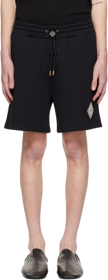 Shorts Casablanca Pearl Diamond Lounge Shorts Svart | MPS25-JTR-003-03, 0