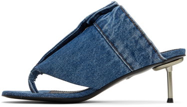 Sneakers och skor Coperni Open Thong Heeled Sandals Blå | COPSH51202, 2