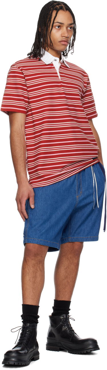 Shorts Mastermind WORLD Mastermind World Belted Easy Denim Shorts Blå | MW25S14-PA007-002, 3