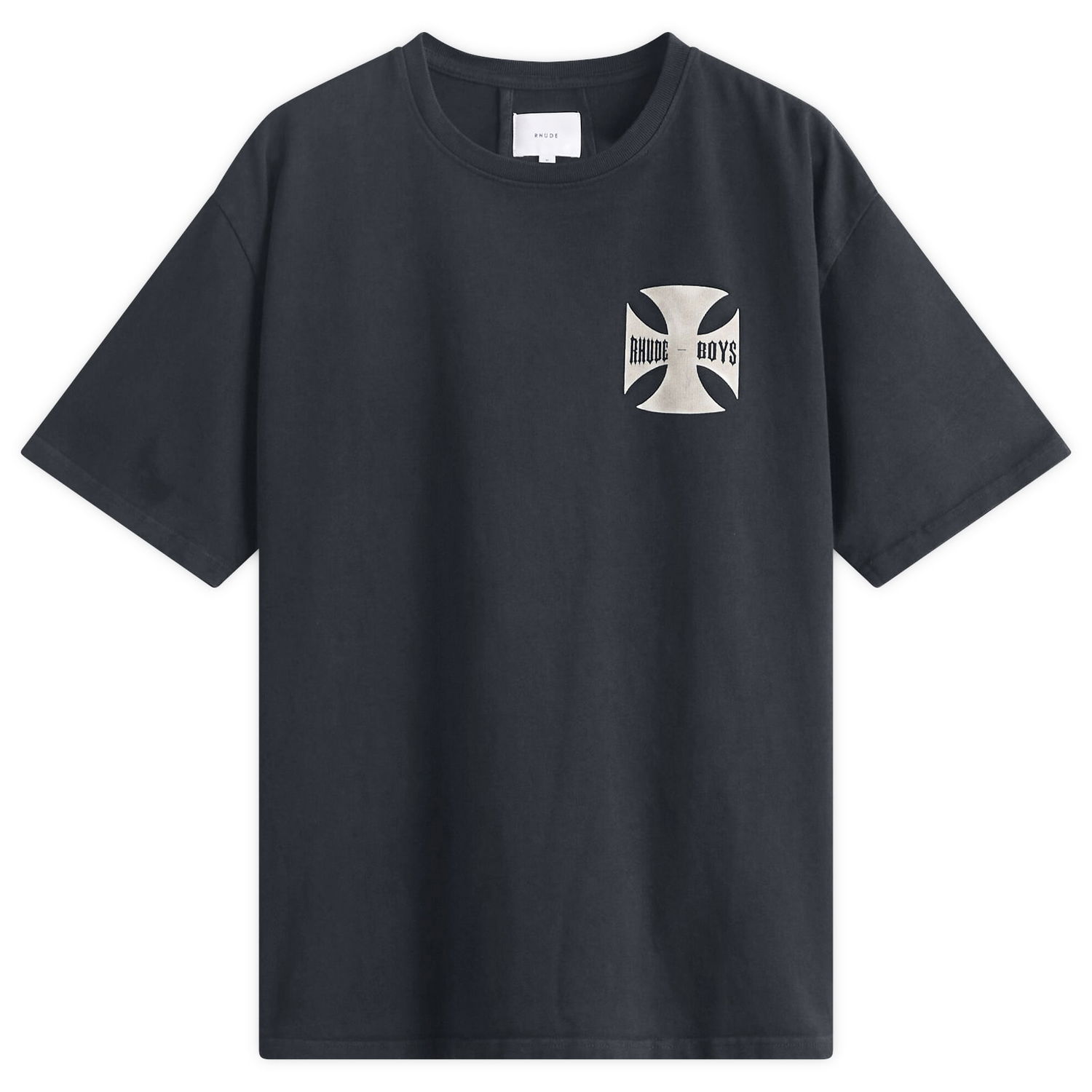 T-shirt Rhude Rhude Boys T-Shirt, Size Large Mörkblå | RHPF25TT07012-0027, 1