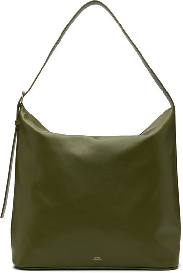 Axelväska A.P.C. A.P.C. Vera Maxi Shoulder Bag Grön | PXCBS-F67029, 0
