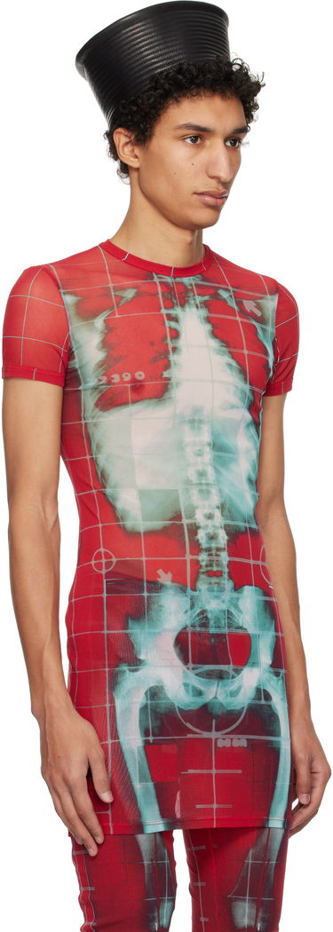 Klä Jean Paul Gaultier Jean Paul Gaultier 'The Squeletor' Minidress Röd | 25/33-F-RO310-T580-3058, 4