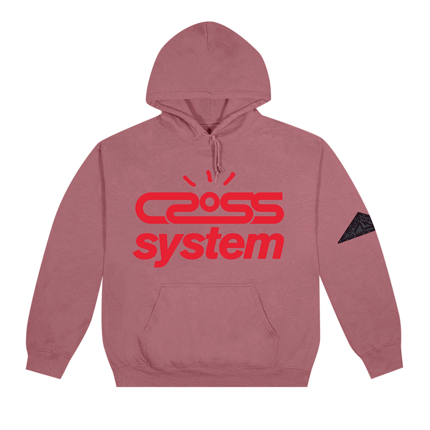 Sweatshirt Cactus Jack by Travis Scott Cross System Hoodie Rosa | CJJ6 HS13 WASH, 0
