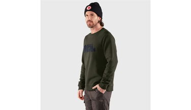 Sweatshirt FJÄLLRÄVEN Logo Svart | F84142-662, 3