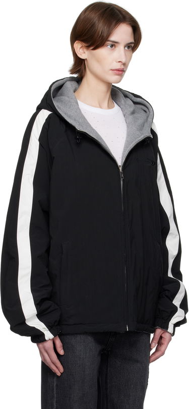 Vindjacka Alexander Wang Alexander Wang Raglan Hooded Reversible Jacket Svart | UWC1252038, 1