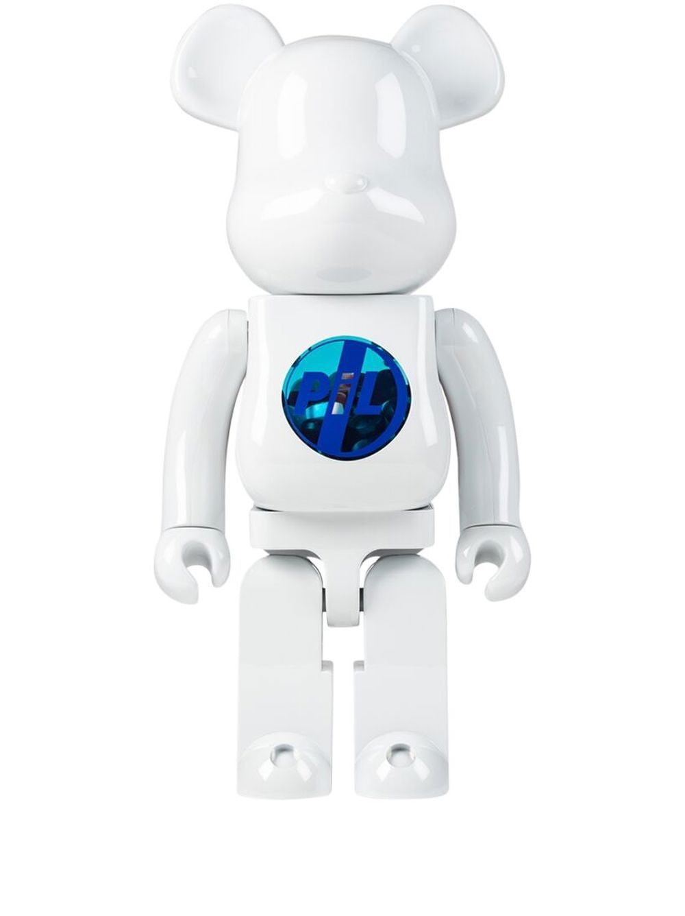 Samlarobjekt Medicom Toy Public Image Limited Be@rbrick Chrome collectible "1000%" - White Vit | MEDI007019104374, 0