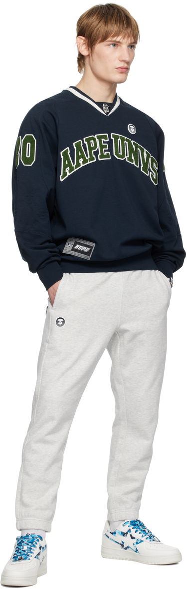 Träningsbyxor AAPE by A Bathing Ape AAPE by A Bathing Ape Main Sweatpants Grå | AAPPTMB638XANWH2, 3