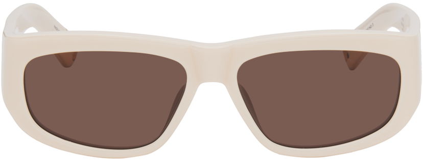 Solglasögon Jacquemus 'Les Lunettes Pilota' Sunglasses Vit | JAC2C2SUN