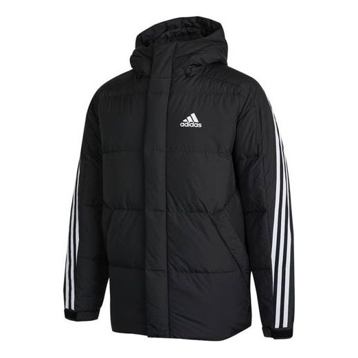 Parkas adidas Originals 3st Puffy Down Hooded Jacket Svart | H20754