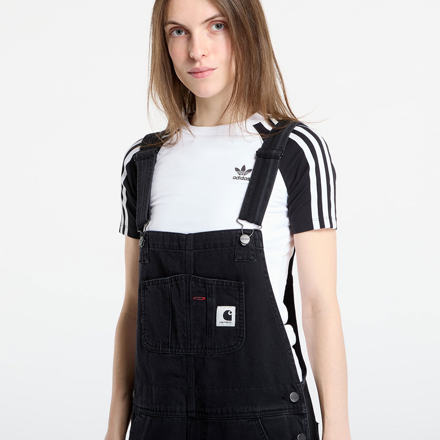 Jumpsuit Carhartt WIP Women's Straight Bib Overalls Svart | I031250.8906, 1