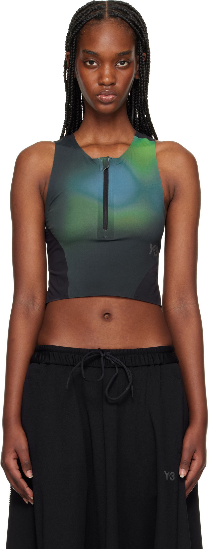 Linne Y-3 Y-3 Run Sport Top Flerfärgad | JM3352