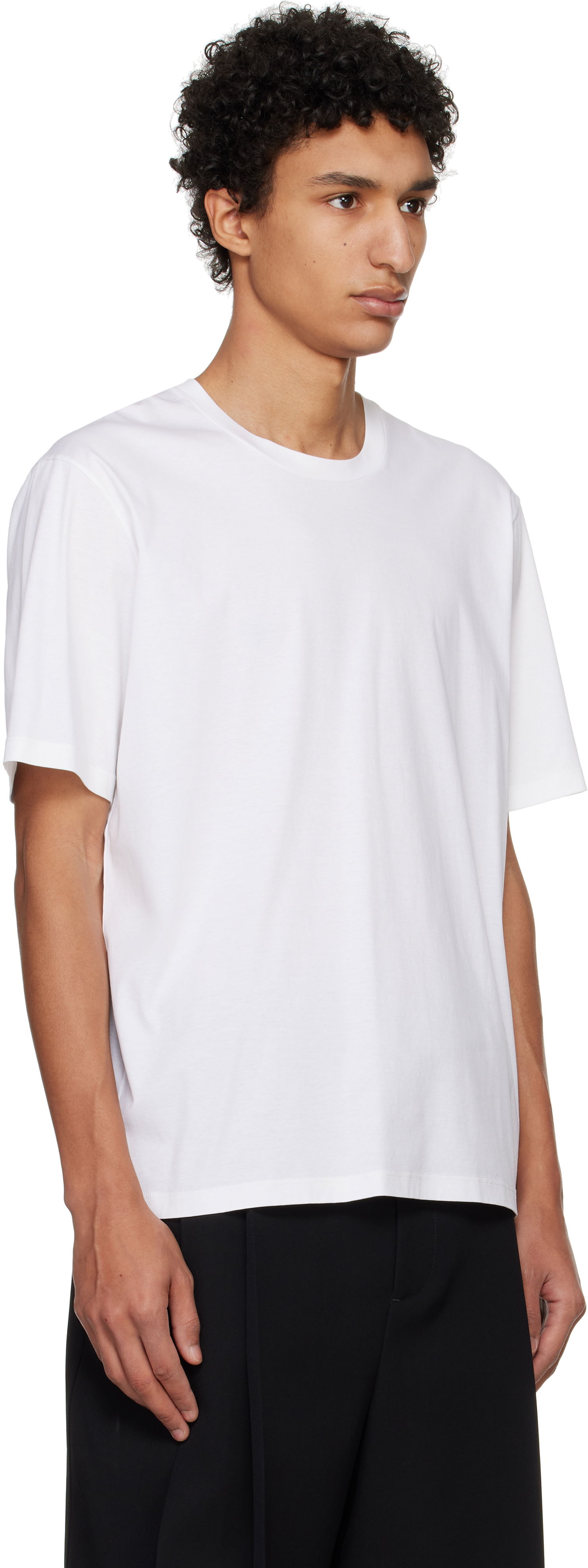 T-shirt Jil Sander Jil Sander Cotton T-Shirt Vit | J21GC0016_J45051, 1